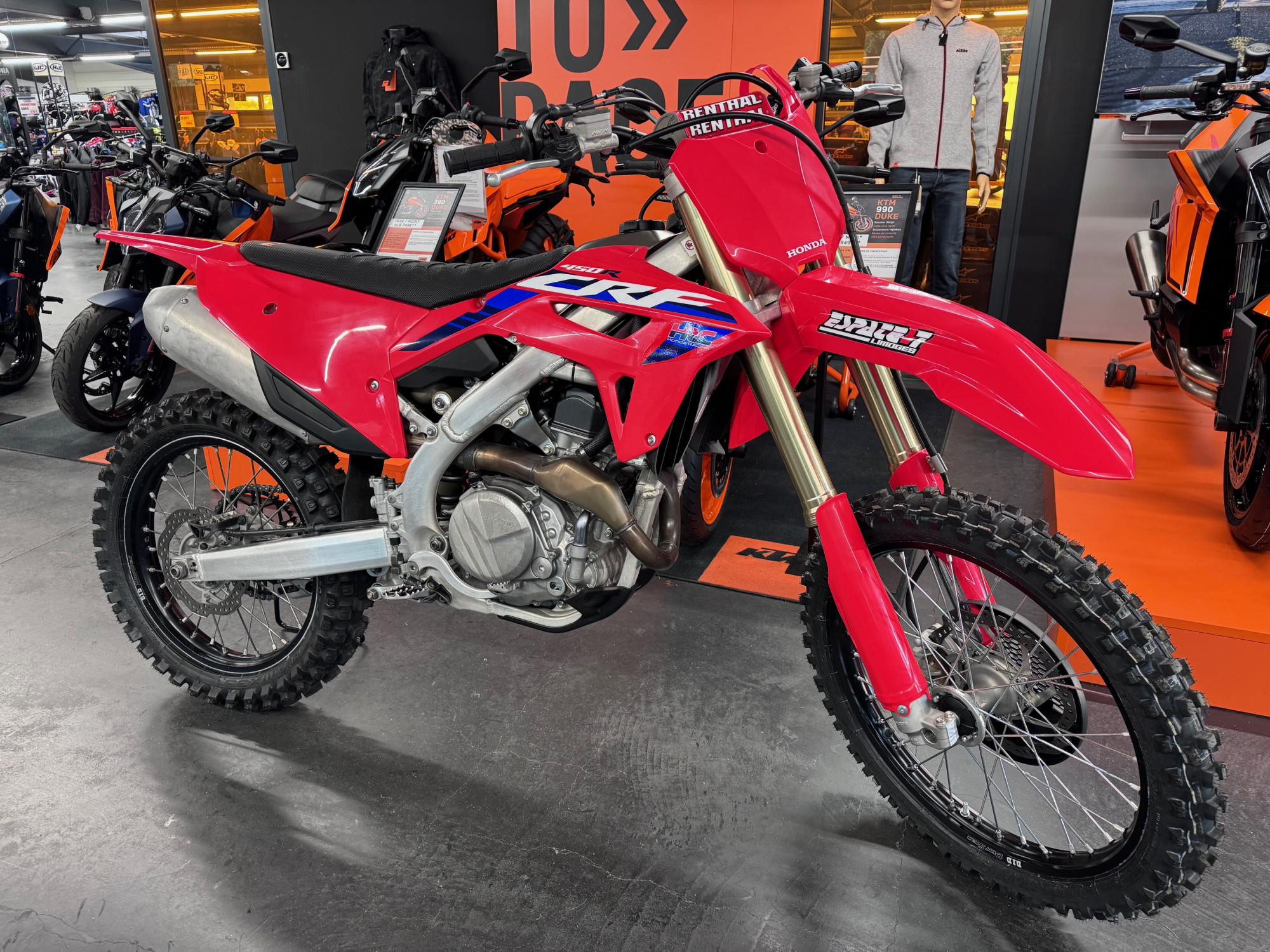 photo de HONDA CR450F 450 occasion de couleur  en vente à Feytiat n°3