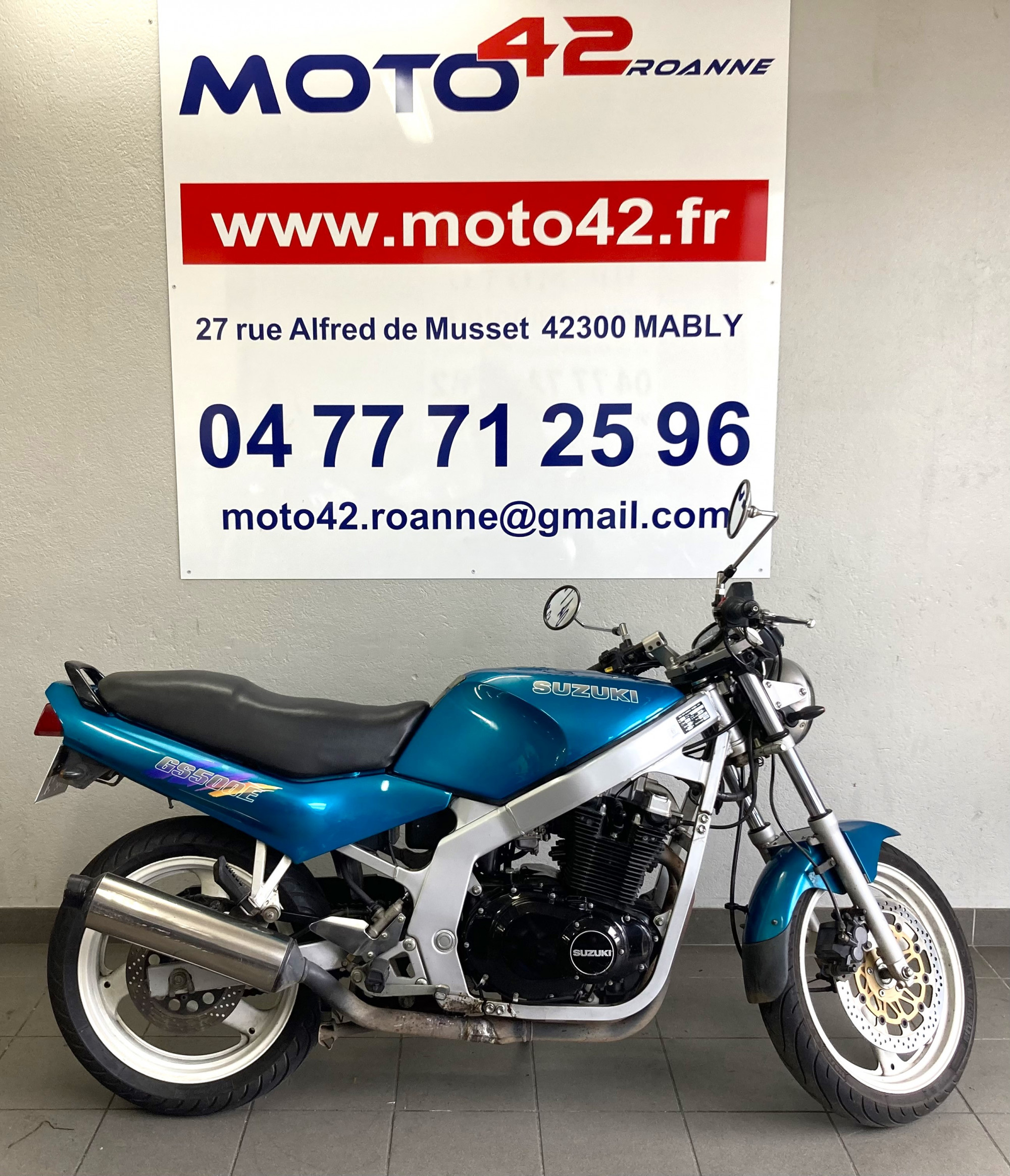 photo de SUZUKI GS 500 occasion de couleur  en vente à Mably n°2