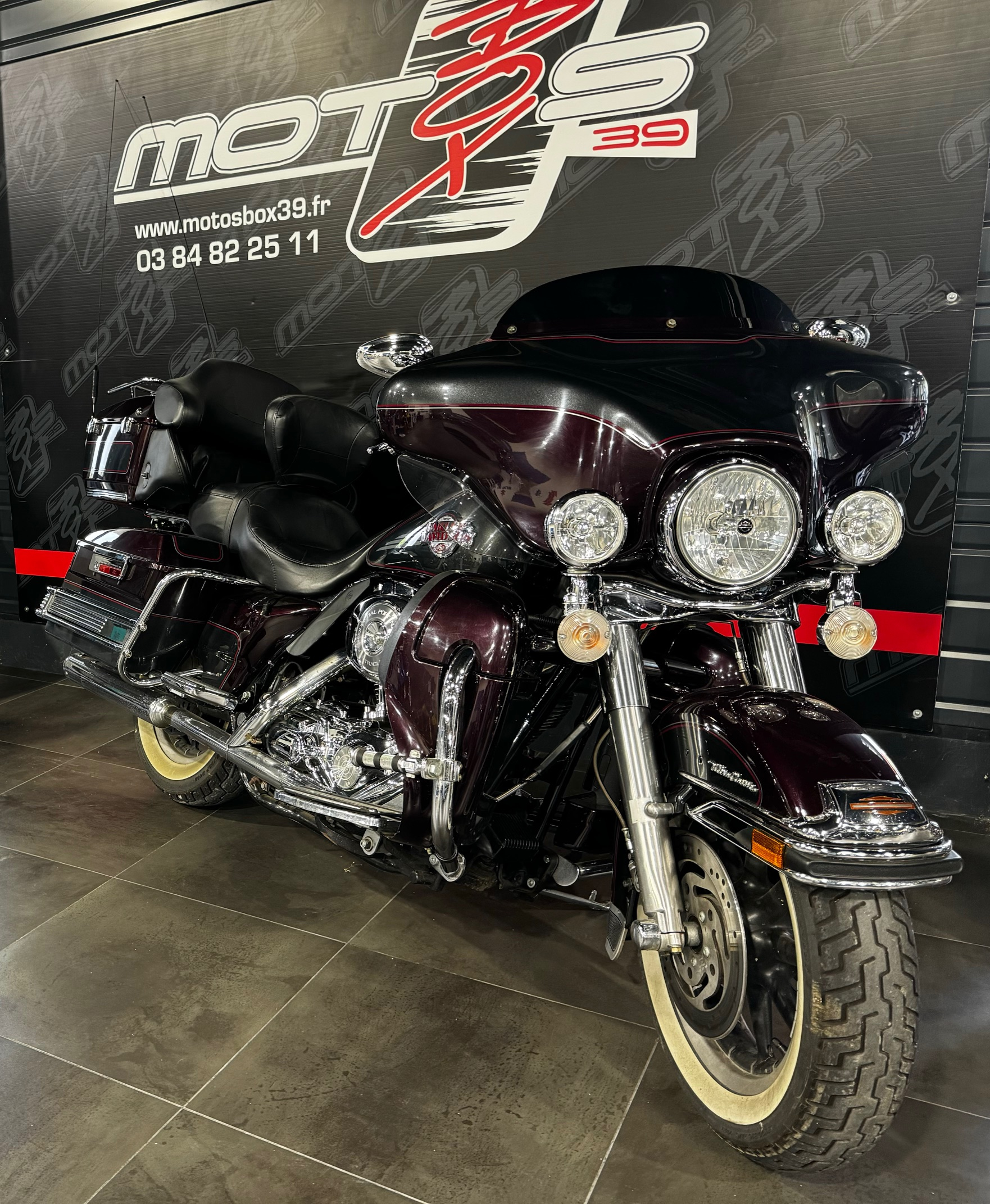 photo de HARLEY DAVIDSON TOURING ELECTRA GLIDE 1450 ULTRA 1450 occasion de couleur  en vente à Dole n°3