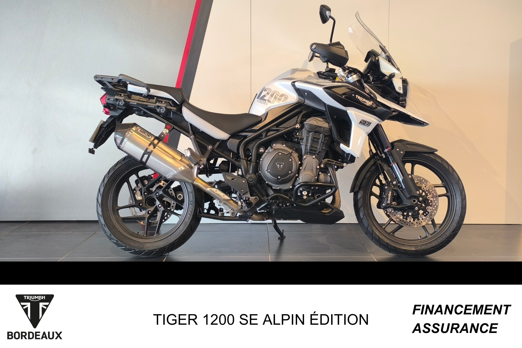 photo de TRIUMPH TIGER 1200 ALPINE EDITION 1200 occasion de couleur  en vente à Merignac n°1