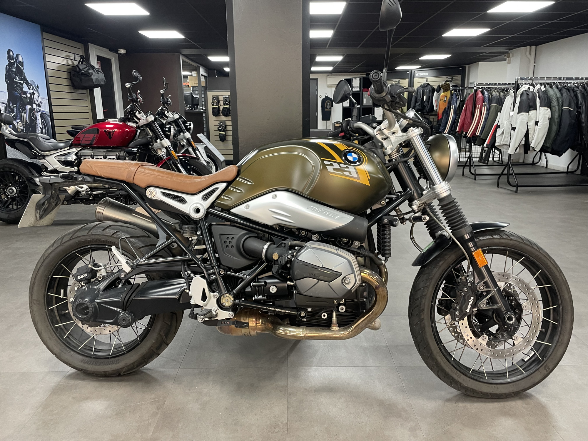 photo de BMW R NINET SCRAMBLER 1200 occasion de couleur  en vente à Marseille 01 n°2