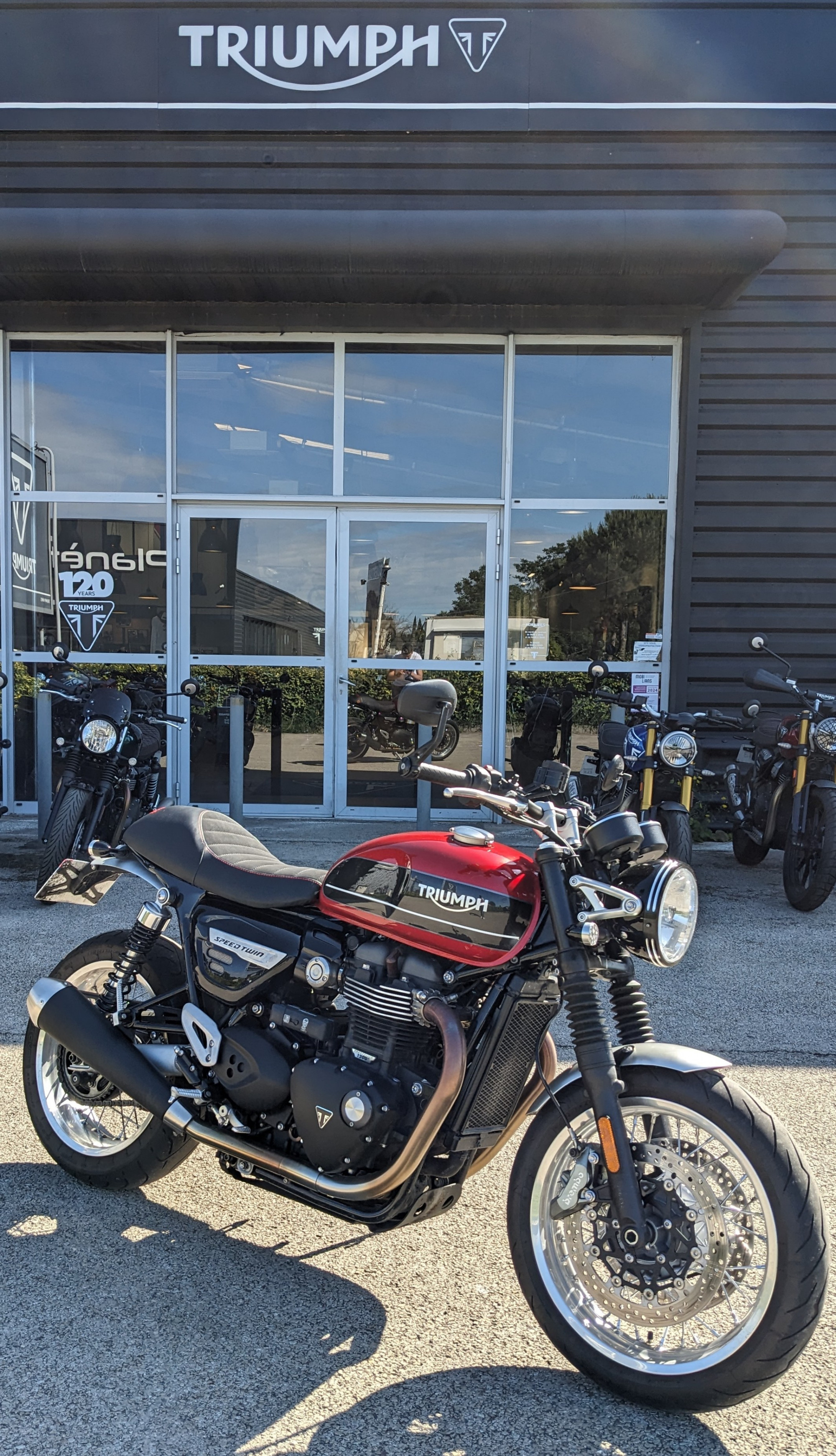 photo de TRIUMPH SPEED TWIN 1200 1200 occasion de couleur  en vente à Nimes n°3