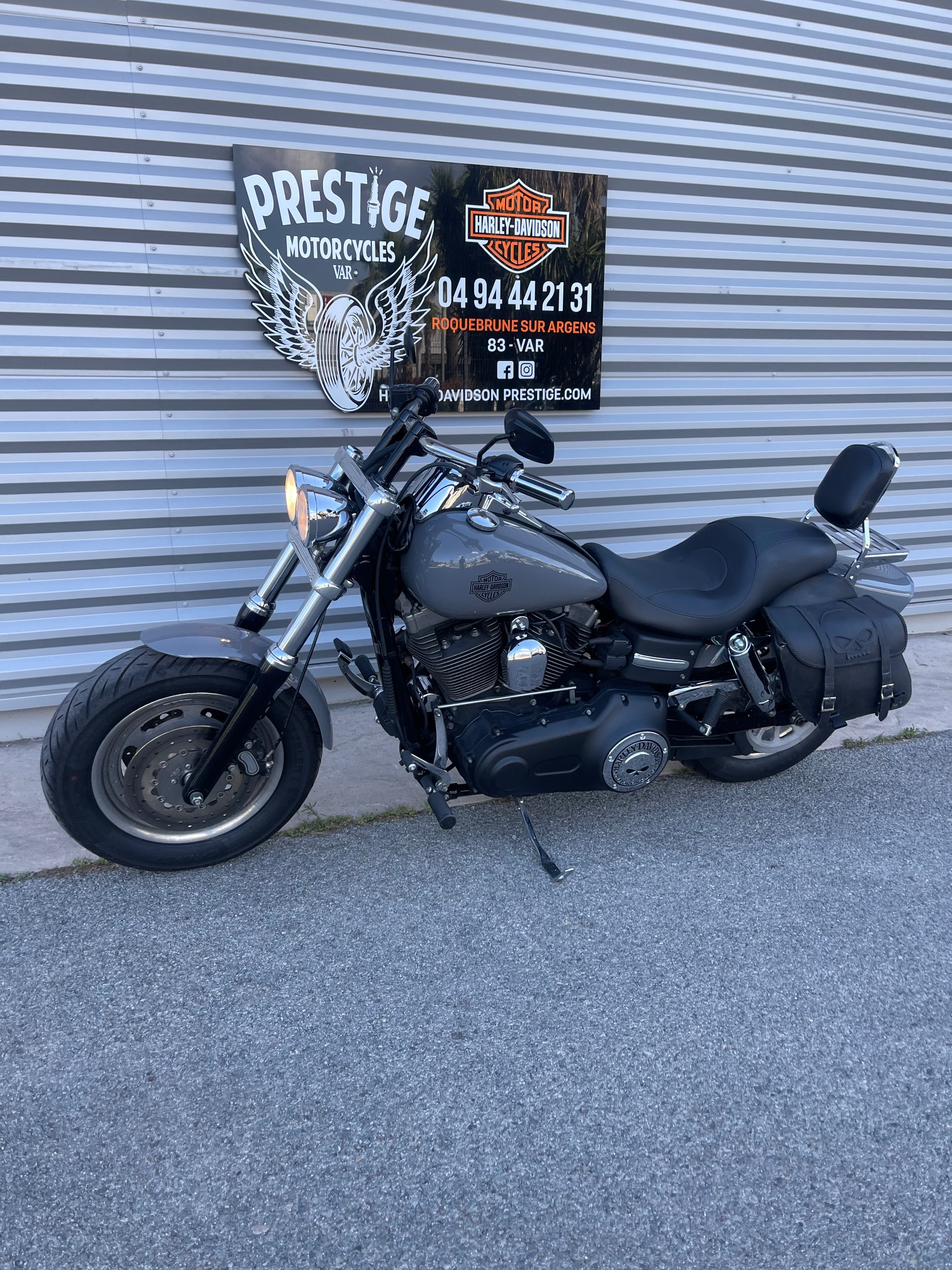 photo de HARLEY DAVIDSON DYNA FAT BOB 1584 1584 occasion de couleur  en vente à Roquebrune Sur Argens n°3