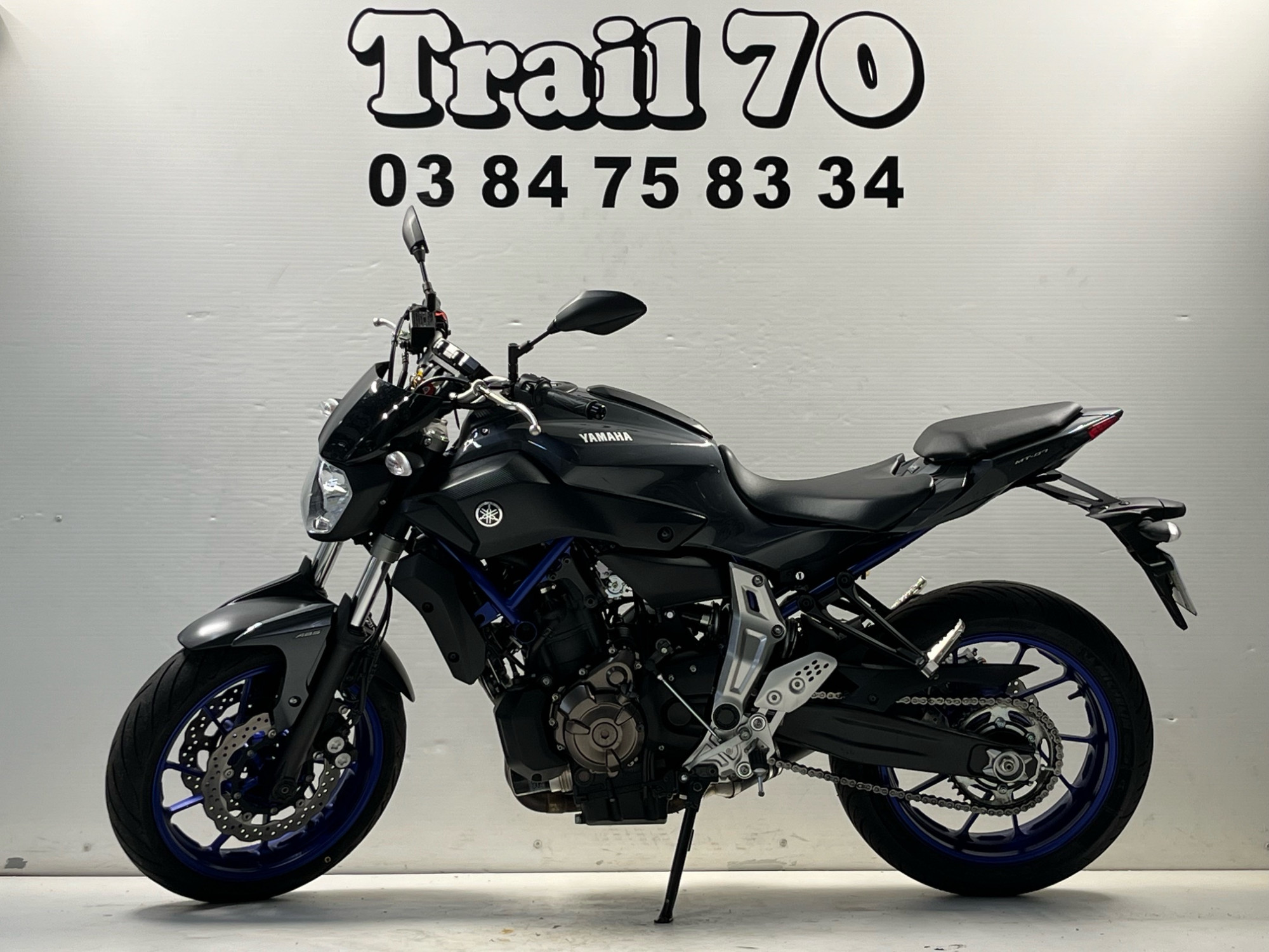 photo de YAMAHA MT-07 689 occasion de couleur  en vente à Vesoul n°2