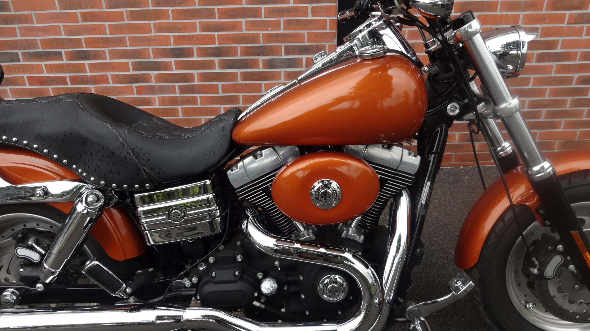 photo de HARLEY DAVIDSON DYNA FAT BOB 1584 1584 occasion de couleur  en vente à St Jean Du Cardonnay n°2