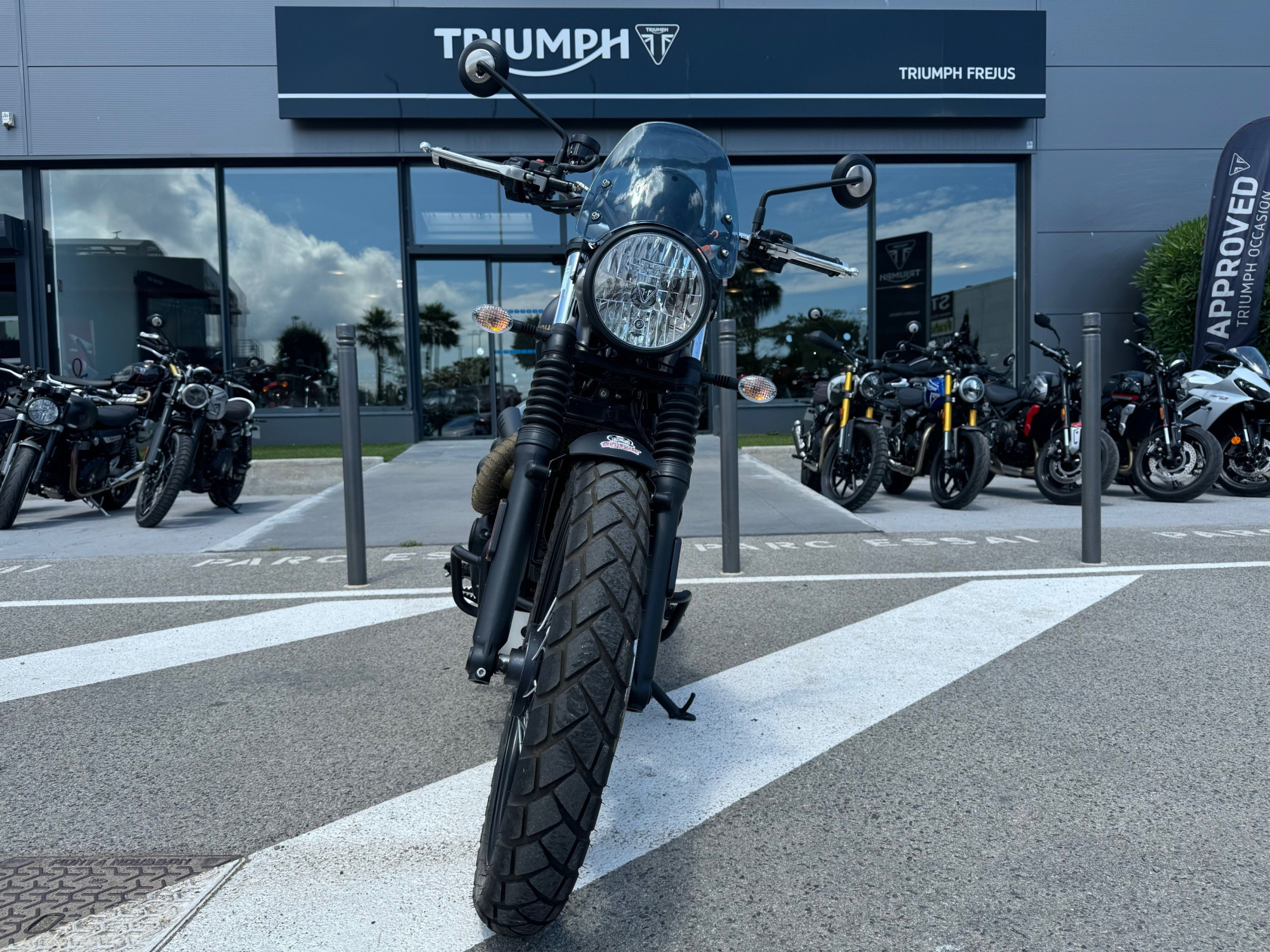 photo de TRIUMPH STREET SCRAMBLER  900 900 occasion de couleur  en vente à Frejus n°3