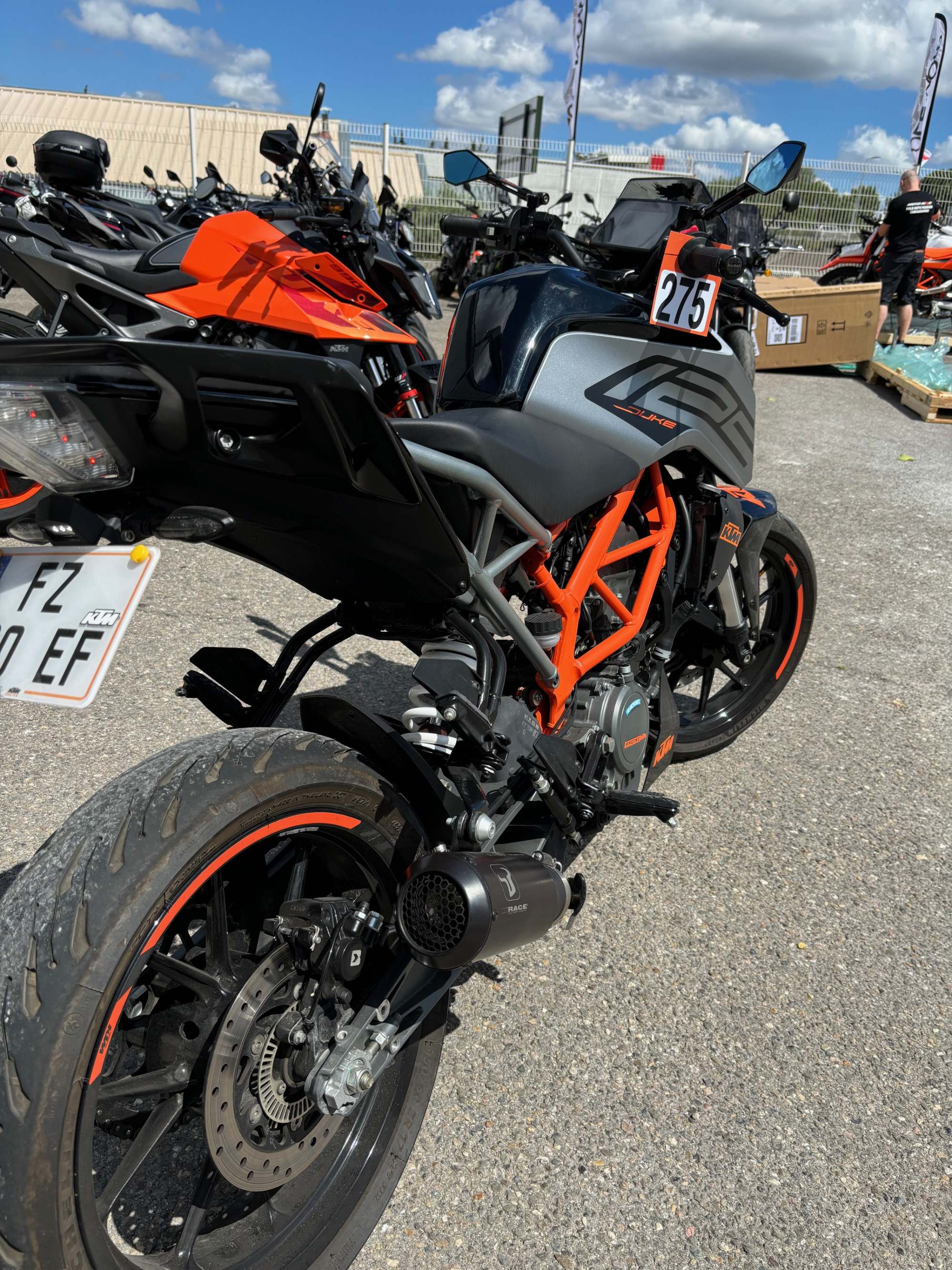 photo de KTM 125 DUKE 125 occasion de couleur  en vente à Carcassonne n°2