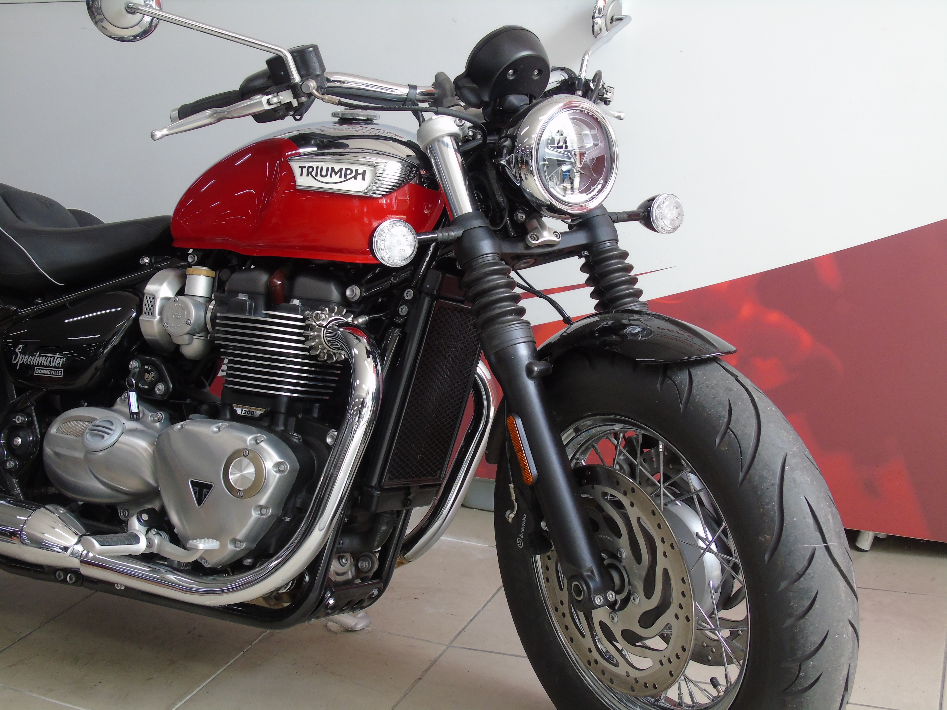 photo de TRIUMPH SPEEDMASTER 1200 1200 occasion de couleur  en vente   Mougins