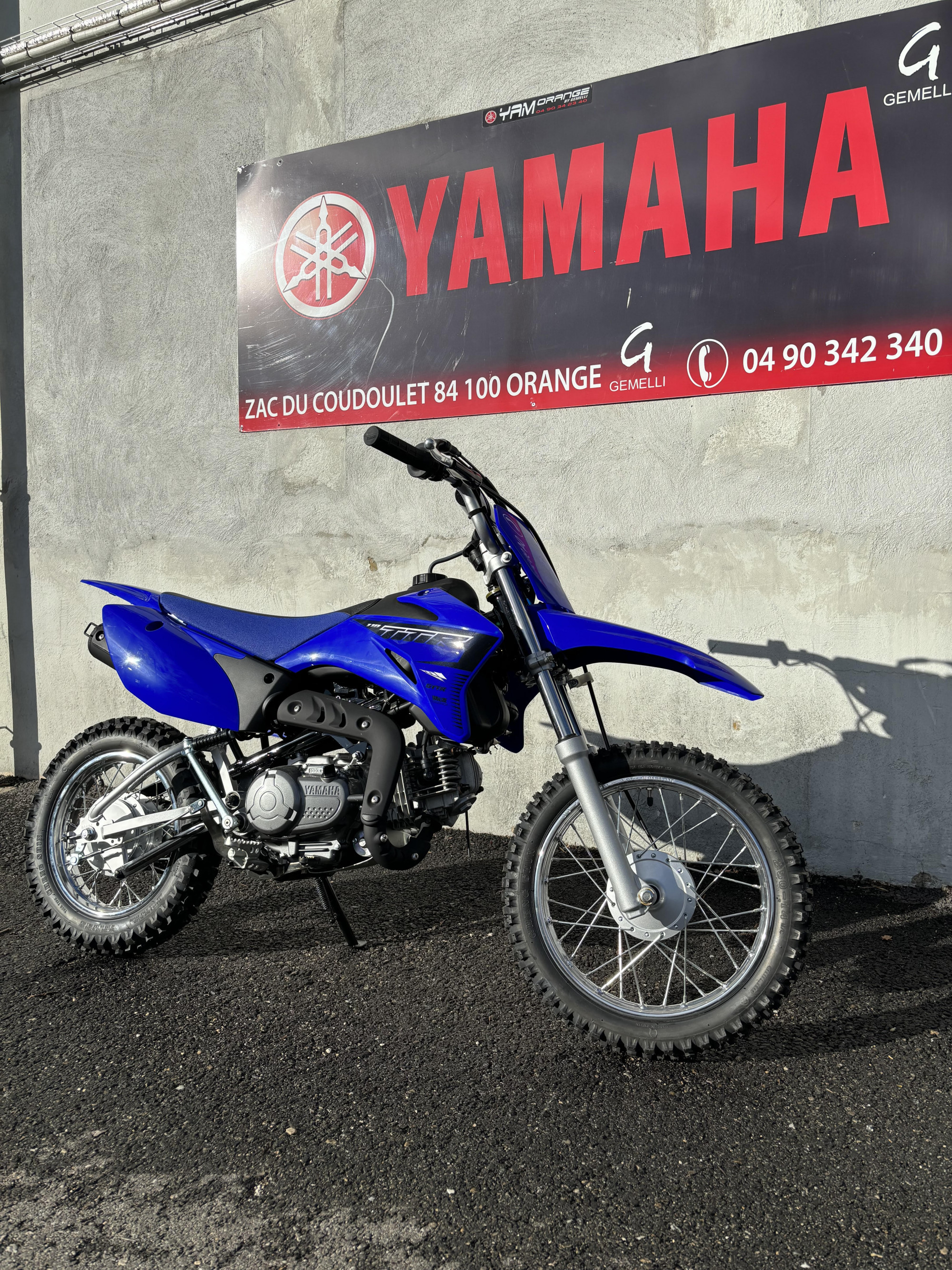 photo de YAMAHA TT-R110 110 occasion de couleur  en vente à Orange n°3