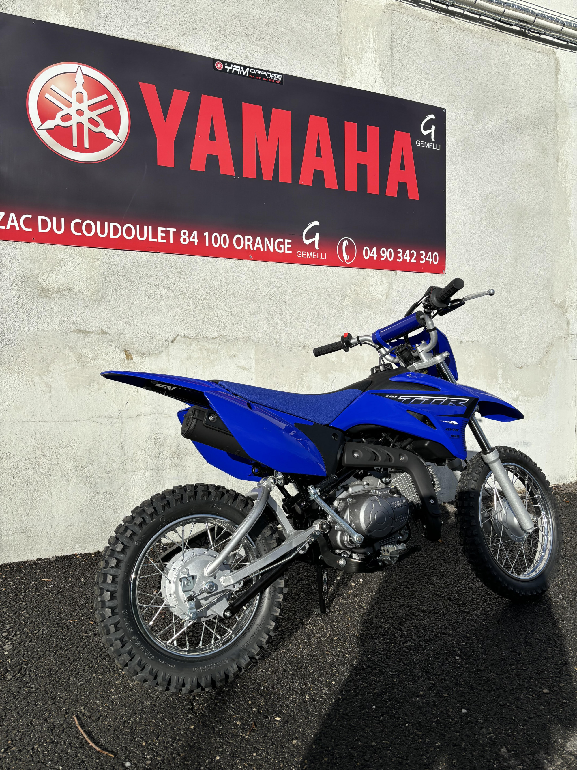 photo de YAMAHA TT-R110 110 occasion de couleur  en vente à Orange n°2