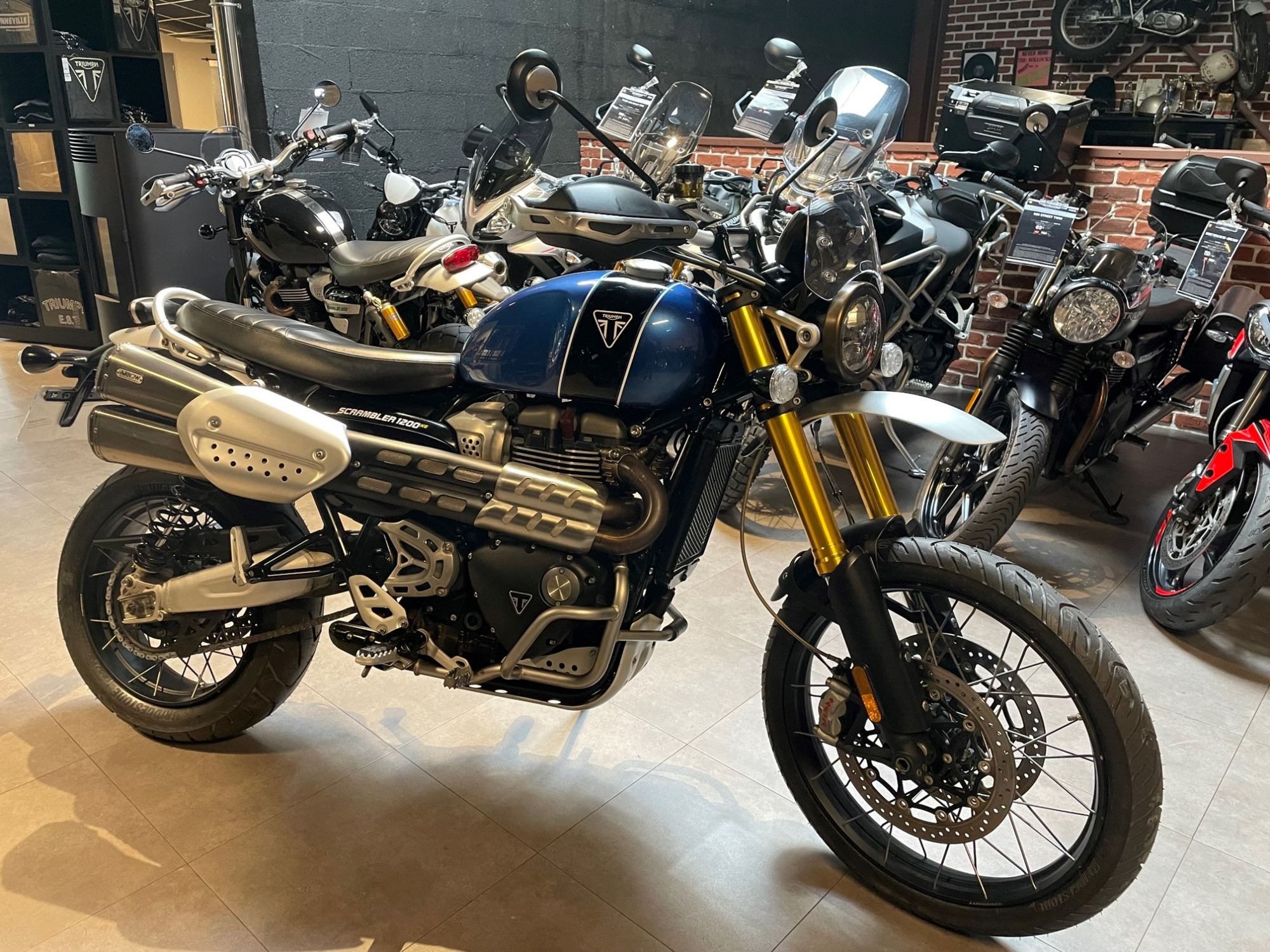 photo de TRIUMPH SCRAMBLER 1200 XE 1200 occasion de couleur  en vente   Lanester