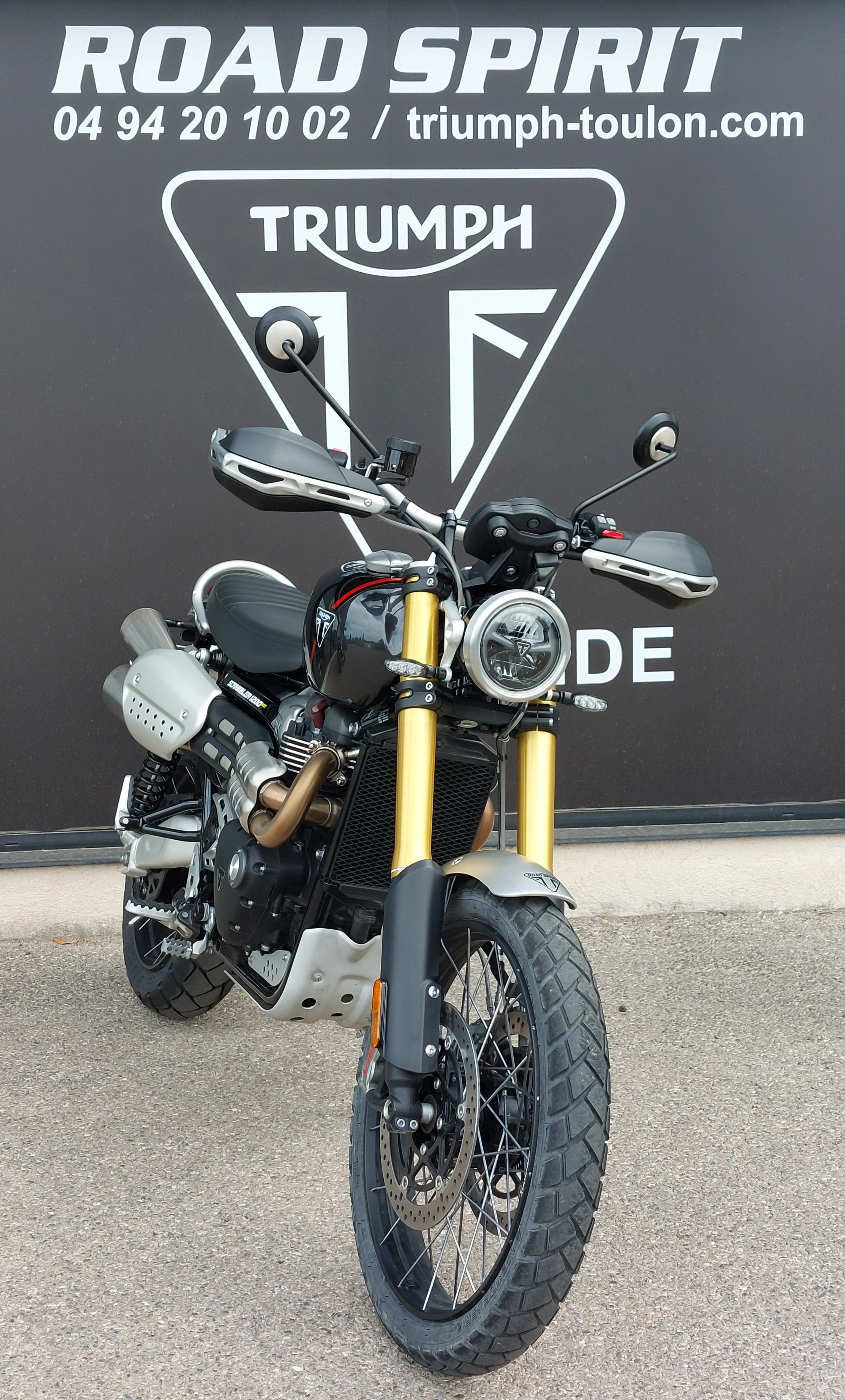 photo de TRIUMPH SCRAMBLER 1200 XE 1200 occasion de couleur  en vente à Ollioules n°2