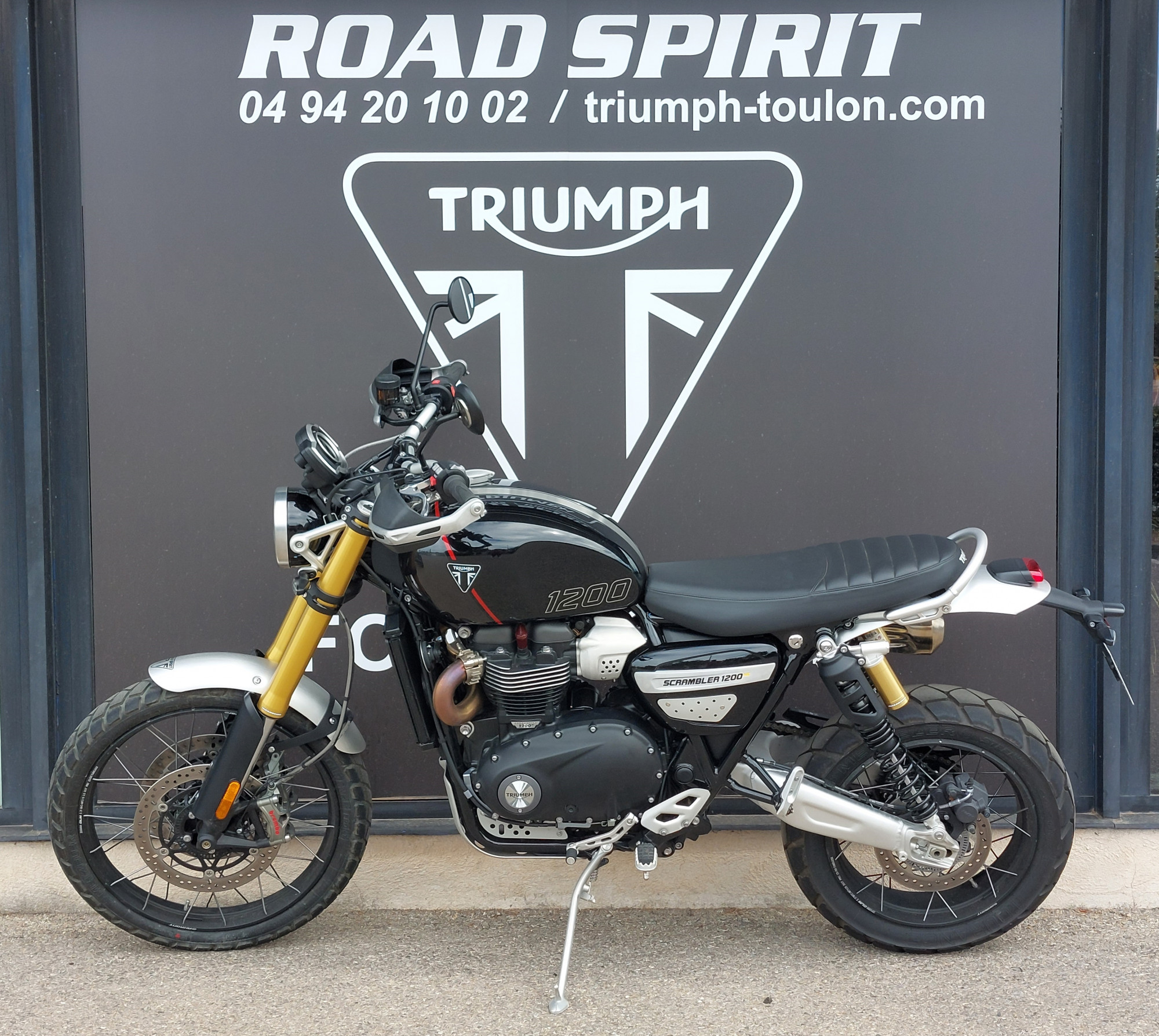 photo de TRIUMPH SCRAMBLER 1200 XE 1200 occasion de couleur  en vente à Ollioules n°3